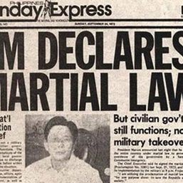 [FALSE] Martial Law noong 1972, pinakapayapang panahon ng Pilipinas